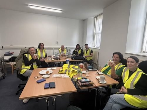 MIA Staff return to Catherine's House 